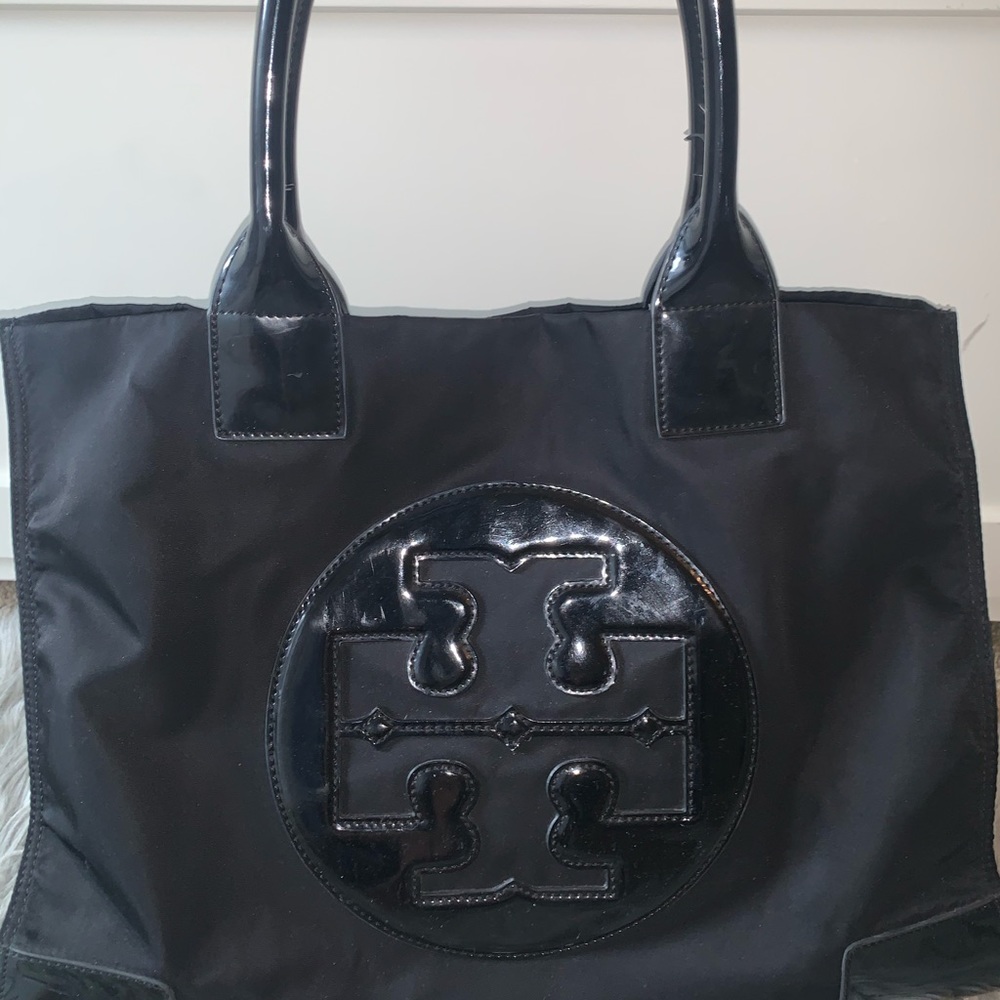 Tory Burch Ella Patent Nylon Tote